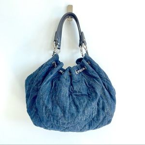 Chanel Denim Hobo Tote Bag